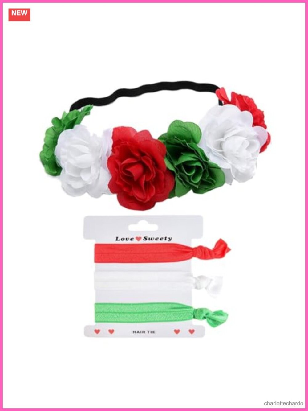 Handmade Floral Crown Headband Rose Flower Wreath for Wedding
